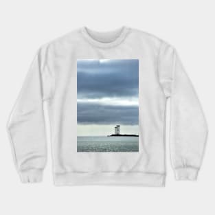 Carraig Fhada Lighthouse near Port Ellen - Islay, Scotland Crewneck Sweatshirt